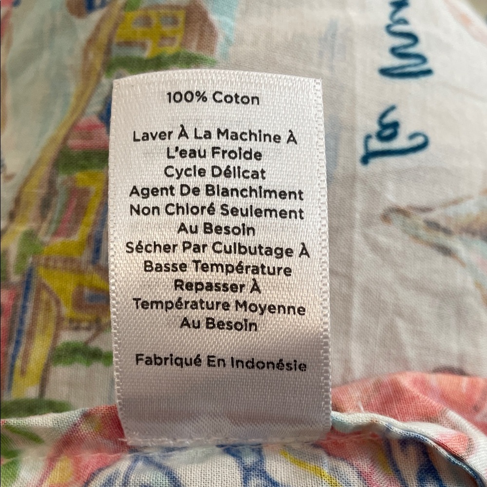 NWT Talbots Summer Vista-San Tropez Button-Up Shirt-Size M - Picture 9 of 9